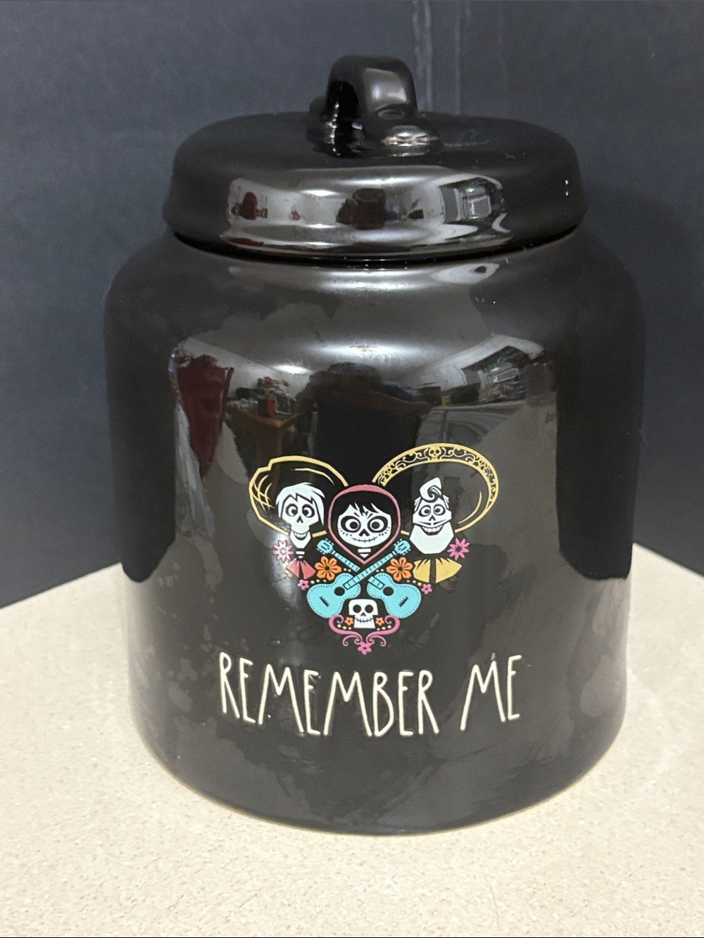 Rae Dunn Disney Pixar Coco "Remember Me"